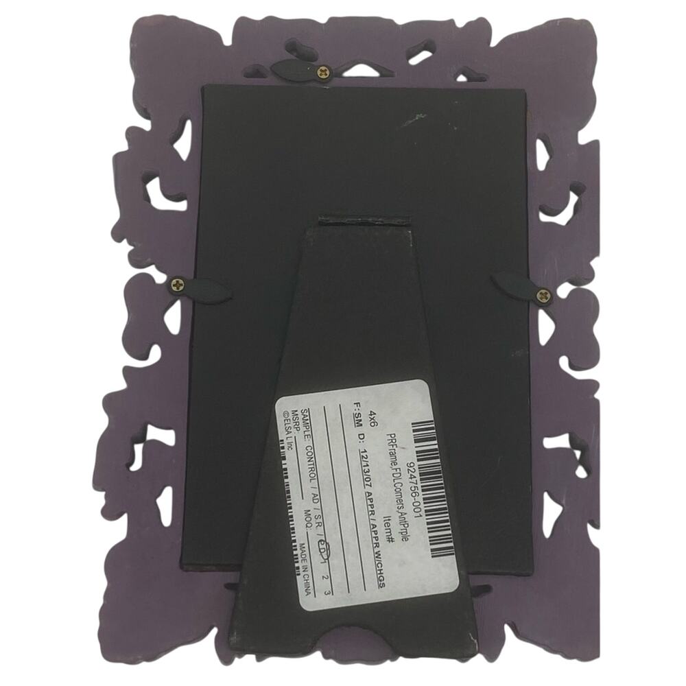 Purple Baroque Style Resin Frame - Picture 4 of 4